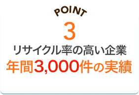 PONT3 多くのお客様に選ばれてます年間1,500件の実績